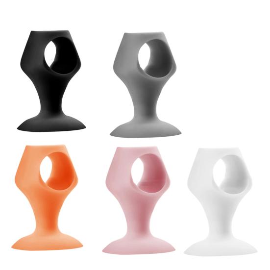 Silicone Door Stopper Wall Protector Home Office Door Handle Stops Shock Absorbing Noise Reduction Anti-collision Door Wall Bumper