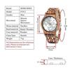 BOBO BIRD Wooden Pair Watches with Gift Japanese Quartz Date Watches Box, Analog, Movement, Chronograph, Lightweight, Display, Stopwatch, Men's &