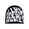 Custom Logo Jacquard Pattern Knit Beanie for Unisex Two-Tone Letter Design Bulk for Business Travel Beach In 100% Polyester