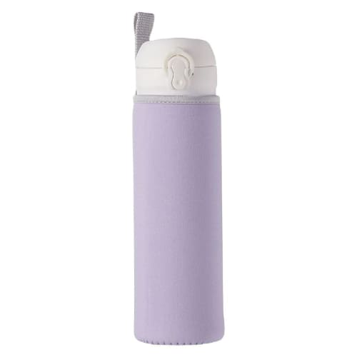 

Plus Nao Water Bottle Cover, 360ml Water Bottle Case with Loop, Keeps PET Bottles Cool or Hot, Perfect for Kids and Adults, Outdoors, Walking, and Mor