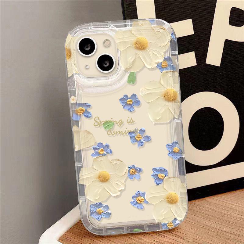Silicone Flower Case For Samsung A55 5G Cover A34 A35 A54 A15 A33 A13 A12 A14 A22 A23 A24 A25 A32 A51 A52 A53 A73 A05 A05s Funda