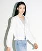 BUCKAROO Women'S Shirred Long Sleeve Blouse White
