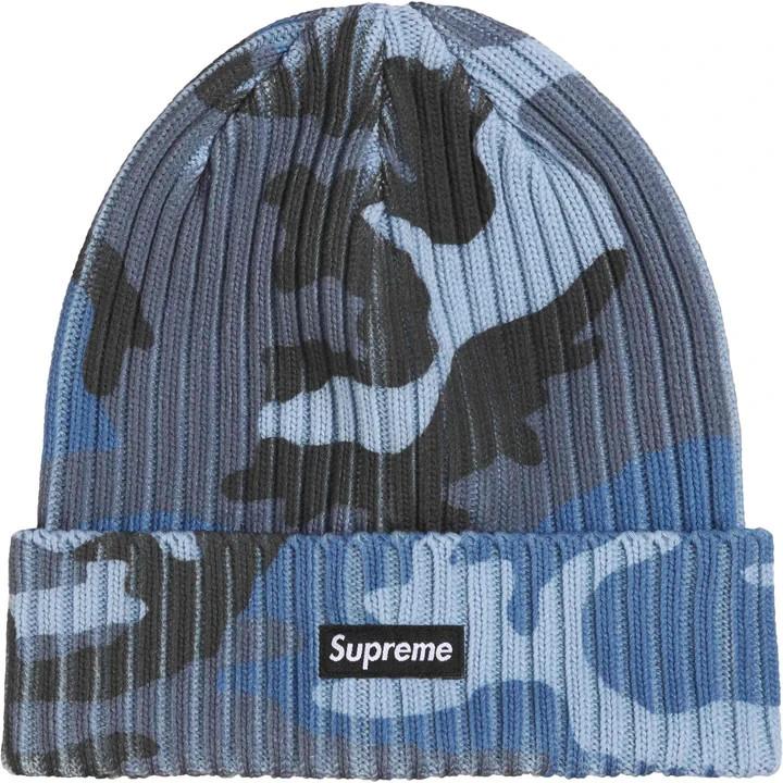 770085 Supreme Overdyed Beanie (26SS) Blue Camo One-Size
