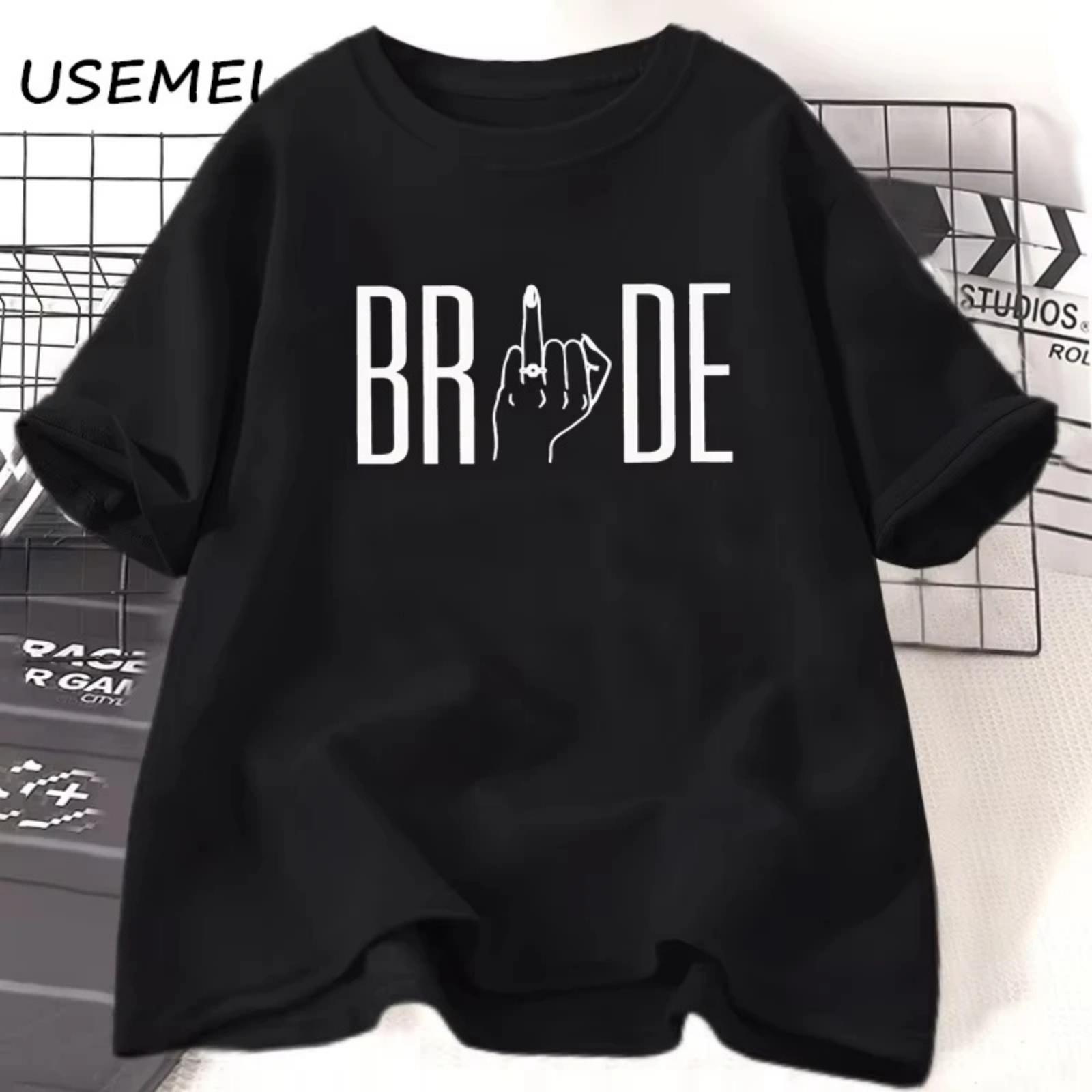 Bride Ring Finger T Shirt Women Men Wedding Finger T-Shirt Bachelorette Party Tshirt Engagement Bride To Be Hen Party Clothes S разноцветный