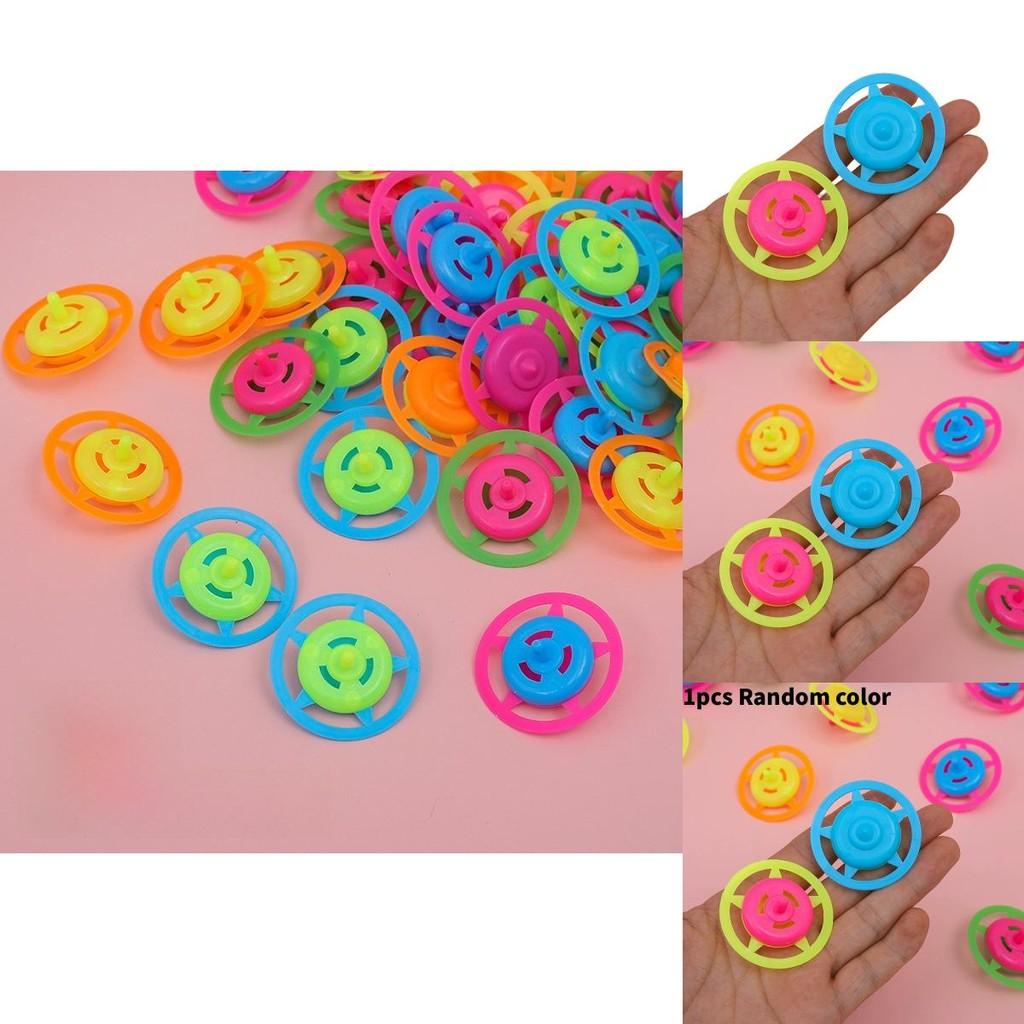 Plastic Spin Gyroscope Toy For Children With Colorful Candy Design And Traditional Play Use