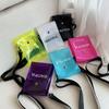 Flap Bag Ladies Summer Phone Pocket Single Shoulder Bag Transparent Messenger Bag Crossbody Bag