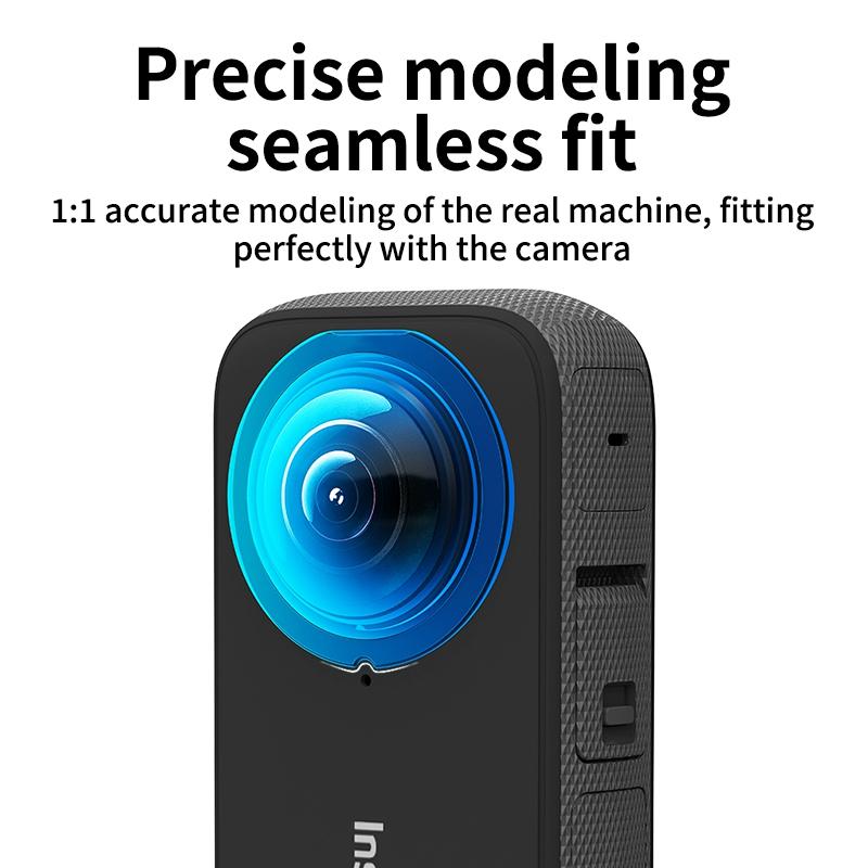 For Insta360 X3 Lens Film PC Protective Mirror Adhesive Anti Scratch Insta360 X3 Protective Cover Accessories