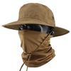 Camouflage Tactical Bucket Hat Set - Outdoor Fishing & Sun Protection Breathable Hat for Men
