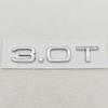 3D ABS Car Letters Logo 1.8T 2.0T 3.0T Rear Trunk Badge Emblem For Audi A3 A4 A5 A6 A7 A8 Q2 Q3 Q5 Q7 Q8 Car Sticker Accessories