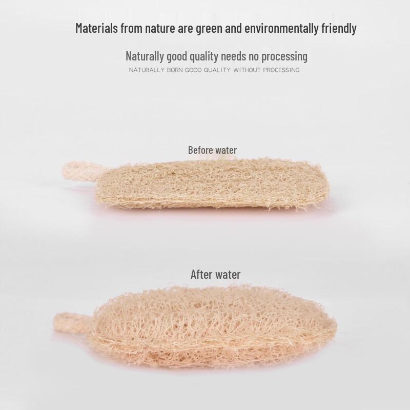 Loofah Dishwashing Brush & Dishcloth Gadget