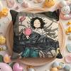 T-Takopi's Original AnimeSin Cushion Cover Home & Car Multi-Scene Pillow Cover - Reversible, Soft & Durable for Daily Use