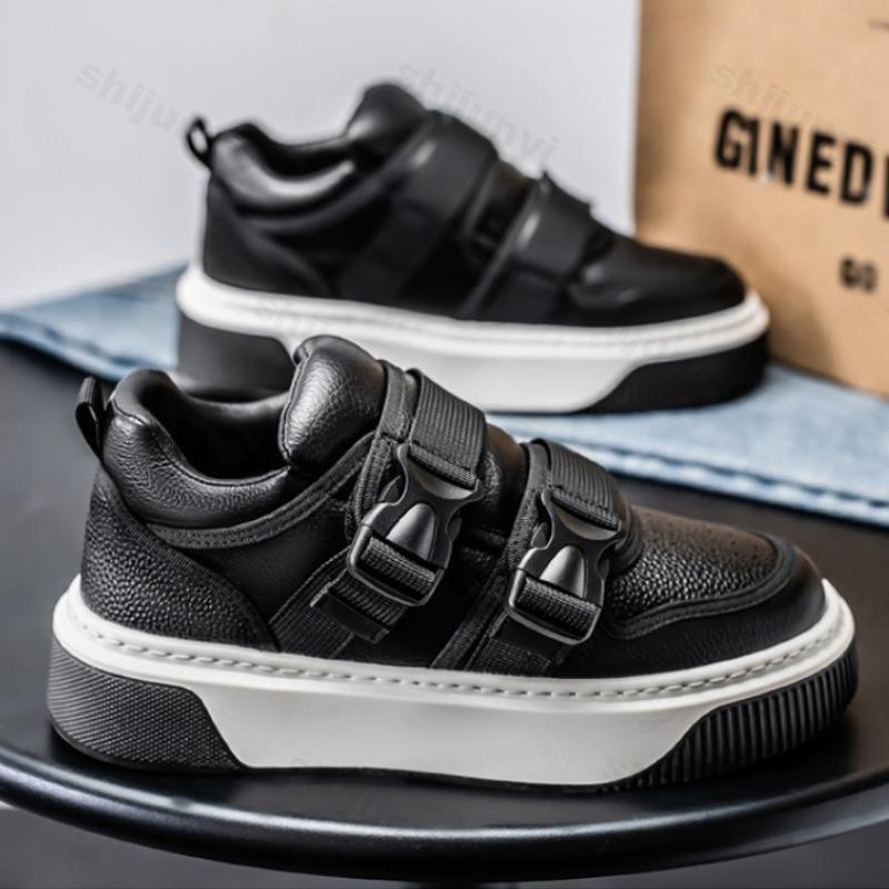 Fashion 2025 Spring New Men's Low Top Casual Shoes Thick Soled Breathable Sports Flat Shoes Fashion Trend Color Blocked Chunky sneakers