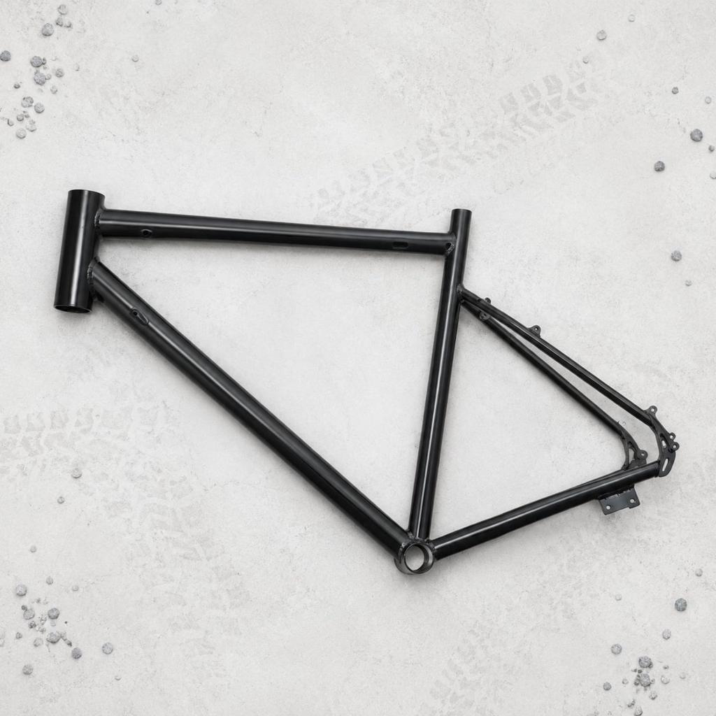 Cadre Gravel 700C Léger Cadre Gravel Guidon Plat Pièces de Vélo Longue Durée Rigide Pour Trajet Quotidien