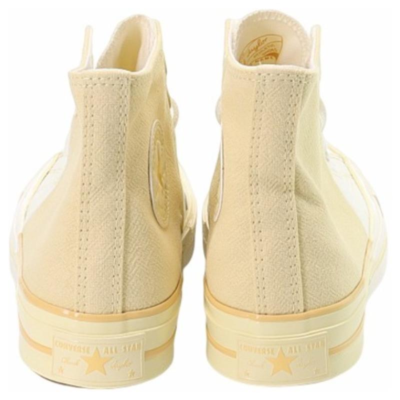 Converse Chuck Taylor All Star 1970s Comfortable and Versatile Mid-top Canvas Shoes 'White Yellow' Unisex