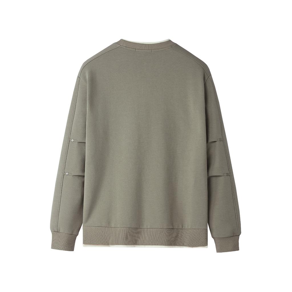 HLA Sweatshirts Men's Medium Gray B2 Moderate HNZWD3J112A