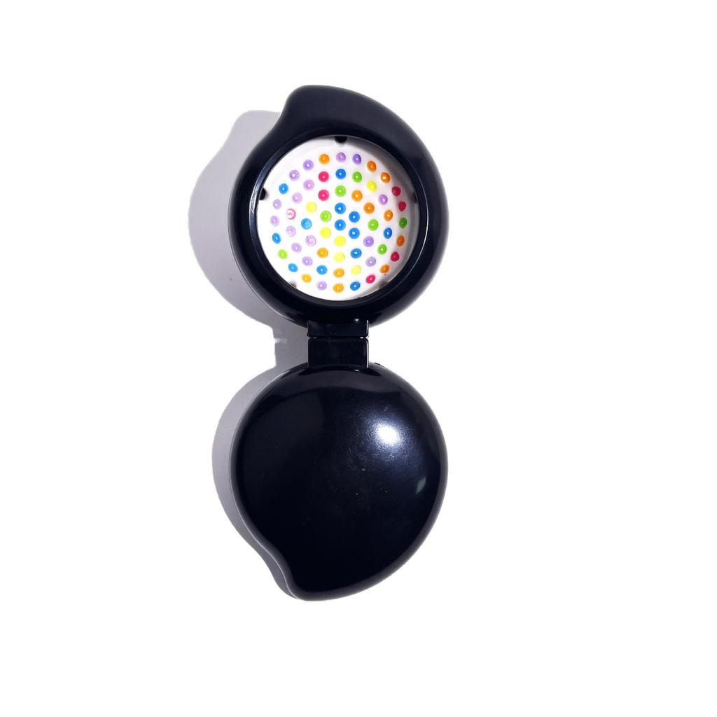 Teardrop Cream Glue Folding Mirror & Portable Airbag Massage Hair Comb