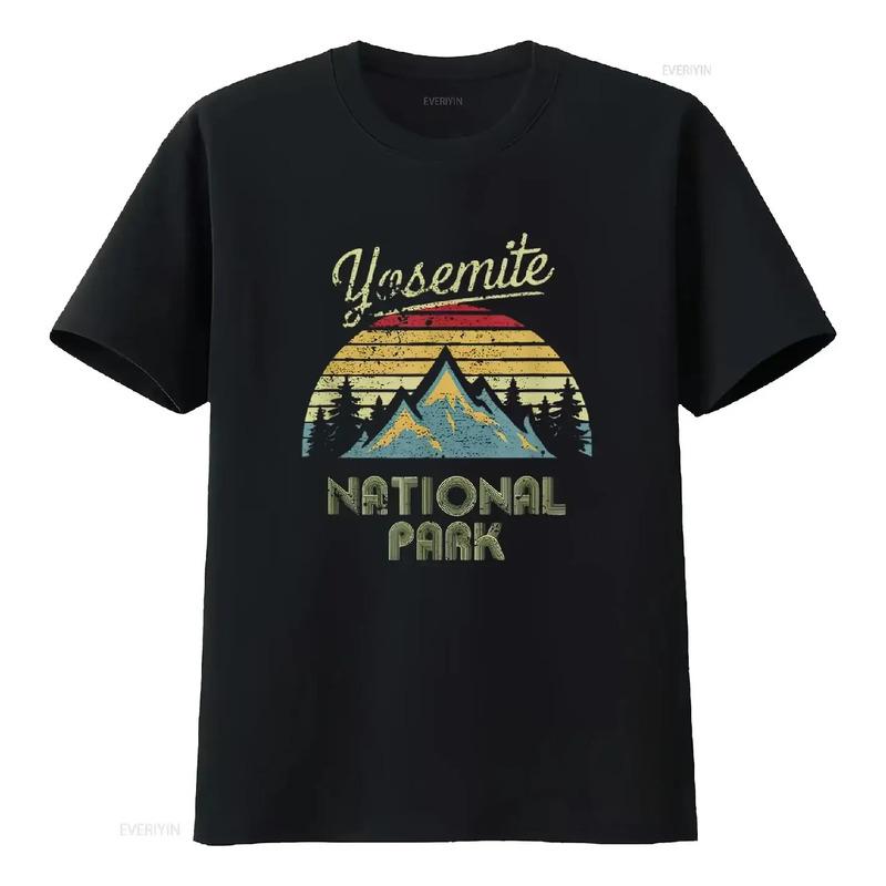 Camiseta Feminina Vintage Retr? Yosemite National Park Mount S
