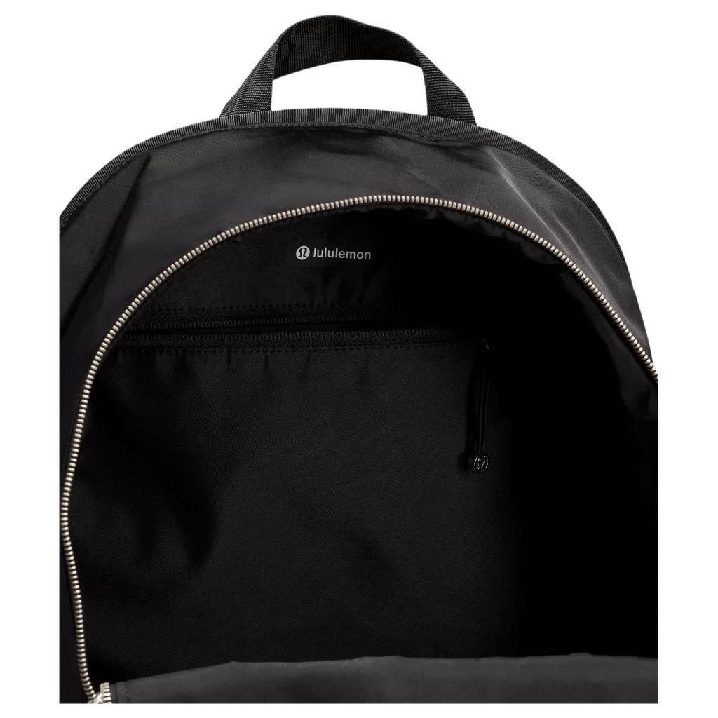 Lululemon 20L City Adventurer Solid Color Simple Zipper Closure Backpack Women backpack Black LW9DU4S-0001