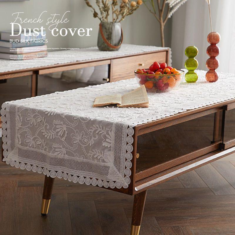 Koffietafel Runner TV-kast Cover Doek Kant Stofhoes Rechthoekig Woonkamer Eettafel Runner Antislip Kastdoek 40x220cm