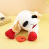 Peluche de Latido de Corazón para Mascotas: Muñeco de Perro, Cachorro, Gato, Oso o Cordero para Aliviar la Ansiedad