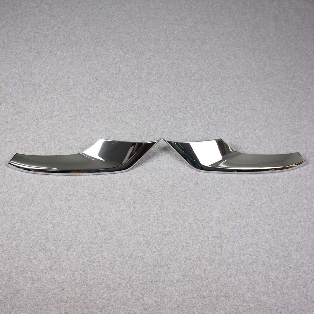 RUIQ Chrome Front Fog Lamp Garnish Bezel Cover for the New Mazda3 Sedan Designed specifically for the Mazda3 (Lower) (BP Series, 2019.06~). Sedan.