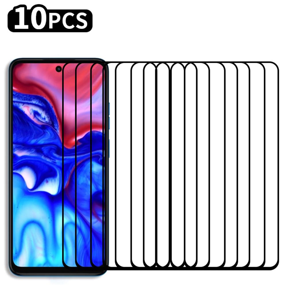 

RURIHAI 10 шт. Для Motorola Moto G45 5G/G34 5G Високоалюміносилікатна скляна плівка 0,26 мм 2.5D Вторинне загартування Захисна плівка для екрана Type A