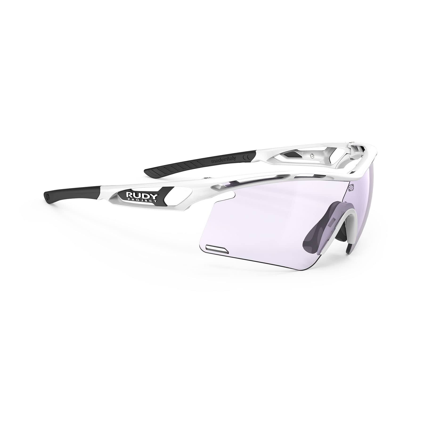 

RUDYPROJECT TRALYX Golf White X2 Photochromic Laser Lens 134mm + Sunglasses, Gloss/Impact Purple, SP767569-0000, Width