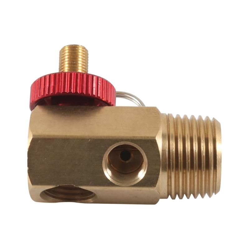 0-200PSI Pressure Gauge Air Tank Testing Kit With Brass Valves Leak Detector For Industrial Vehicle Maintenance