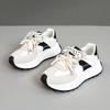 Sneakers Chunky in Pelle da Donna 2026 Moda Mix Colore Piattaforma Scarpe Sportive Donna Casual Suola Spessa Scarpe da Corsa Zapatos Mujer