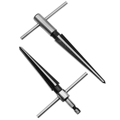 Cone Reamer Round/Hex Shank Woodworking Tool Chamfer Hole Expanding Drilling for Wood Board