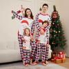 Long Sleeve Christmas Pyjamas Set Plaid Printed Top+Pants Soft Family Matching Pyjamas  Adult Kids