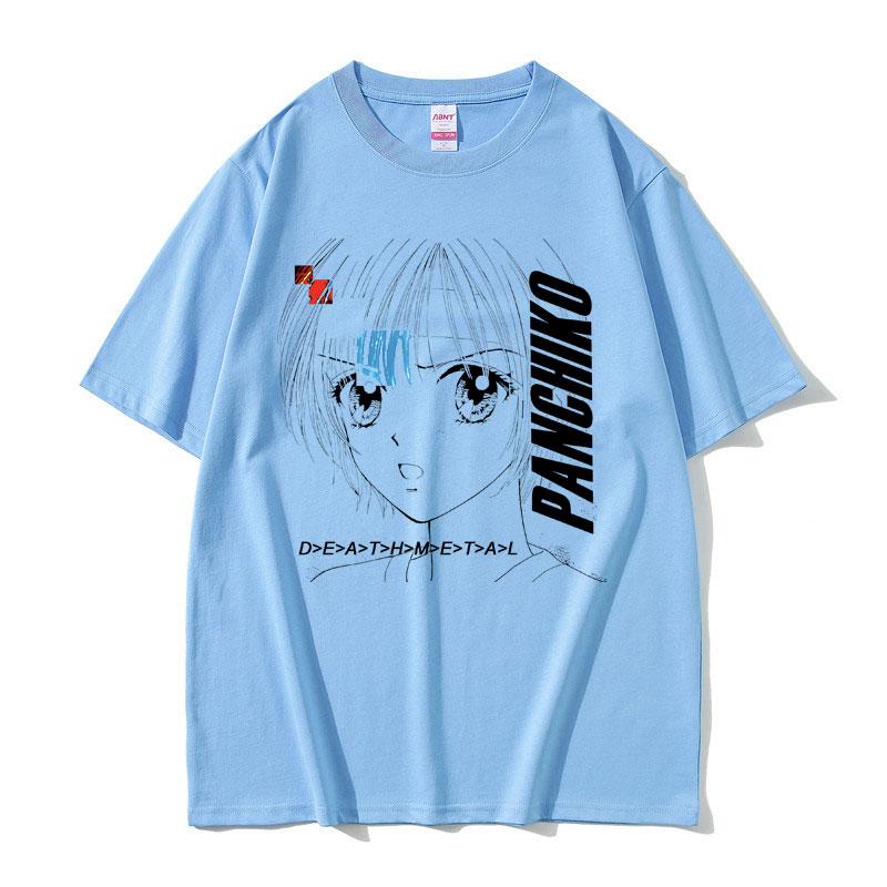 Rock Band Panchiko DEATHMETAL Album Grafikdruck T-Shirt Herren Damen Vintage Freizeit T-Shirts Männliche Oversized T-Shirts Gothic Streetwear
