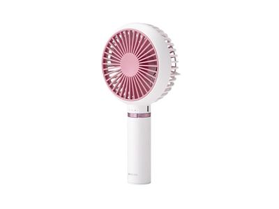 Koizumi Portable USB 3 Levels of Air Flow Pink Fan, Rechargeable, Adjustment, Handheld, Tabletop, KPF-0932/P