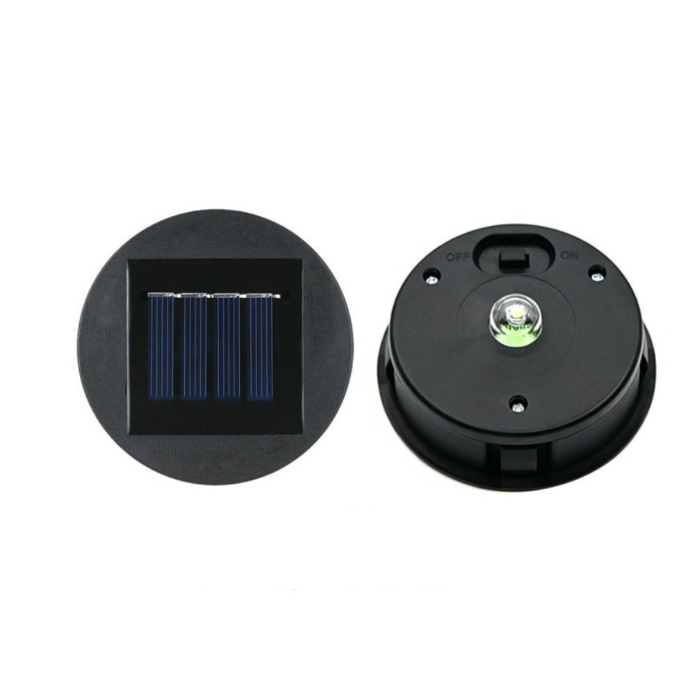 Couvercle de Lampe Solaire Étanche Motif Creux Abat-jour Solaire Pour Lampes Suspendues d'Extérieur
