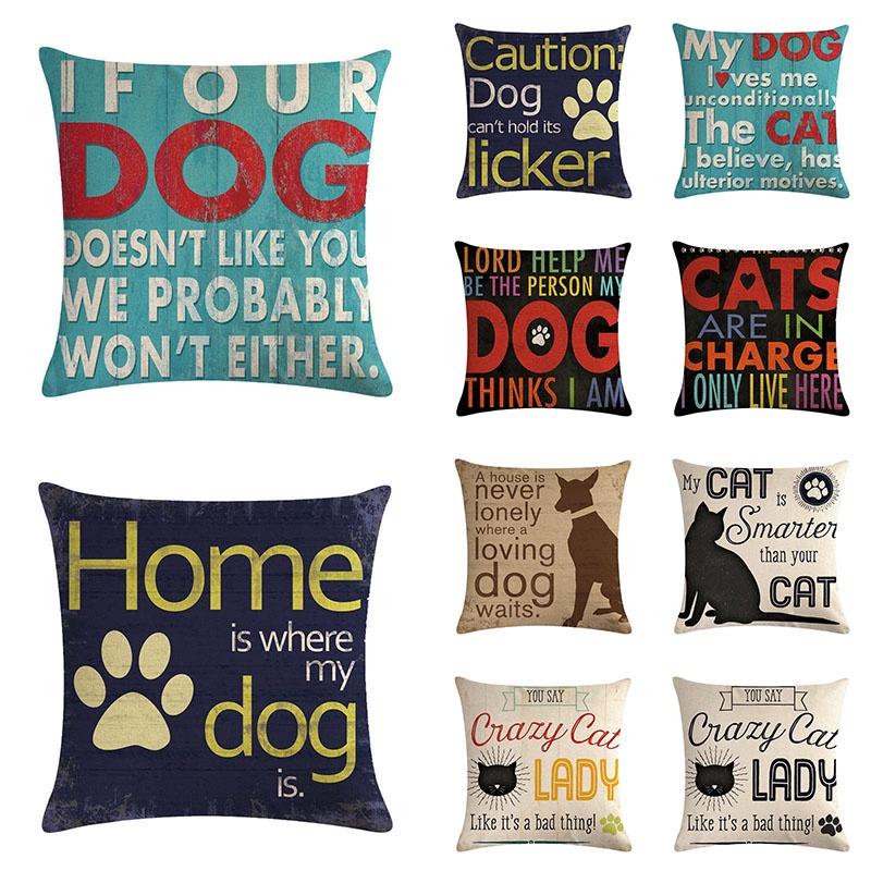 Versatile Cotton Linen Pillow Cover For Sofa Chair Car Seat Decoration