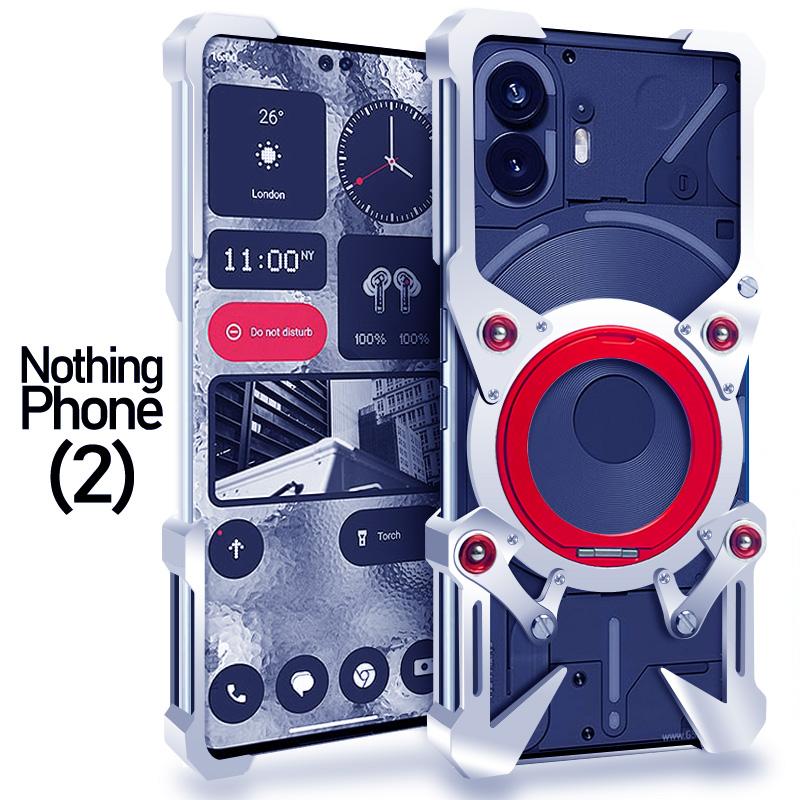 Luxus Thor Heavy Duty Rüstung Metall Aluminium Handyhülle für Nothing Phone 3A 2A 3 2 1 Pro Rückseite Fundas Coques Bumper
