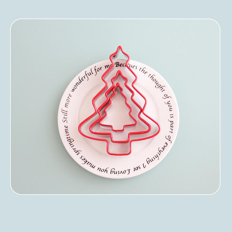 3Pcs/Set Cookie Cutter 430 Stainless Steel + PVC Sandwich Cutting Mold (BPA Free, No FDA)