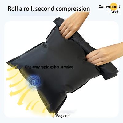 Clothing Organizer Hand Roll Bag Large Capacity Storage Compression Bag Reusable Dustproof Bag Portable Vacuum Storage Bag