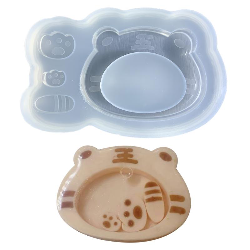 Quicksand Resin Casting Molds,Resin Art Shaker Mold,Crystal Silicone Hollow Mold Epoxy Pendant Mold Cute Keychain Mold