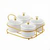 Divided Serving Tray with Lid and Handle Easy to Clean Snack FoodGrade Platter
