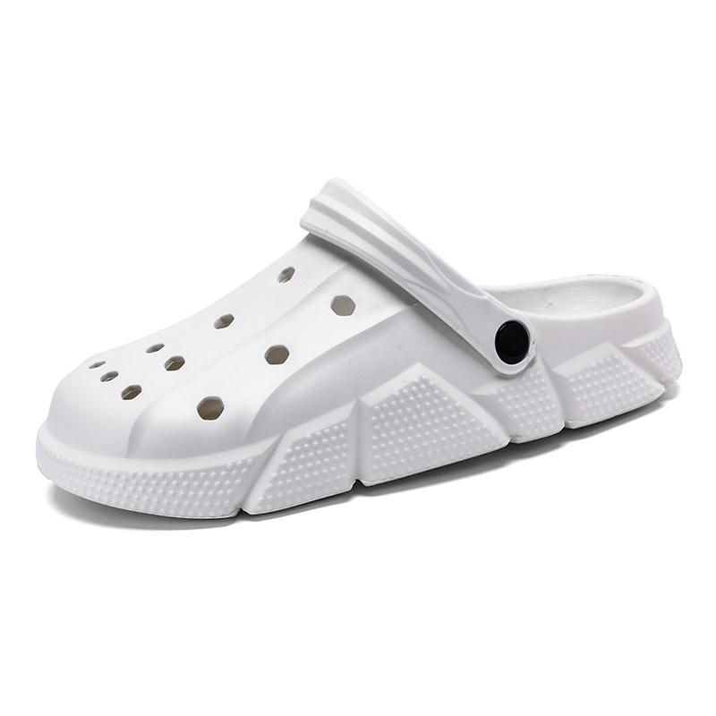 Fashion Classic Summer Men Slippers Clogs Outdoor Garden Shoes Hole Shoes Male Casual Sandals Water Shoes Comfort Home Soft Slippers