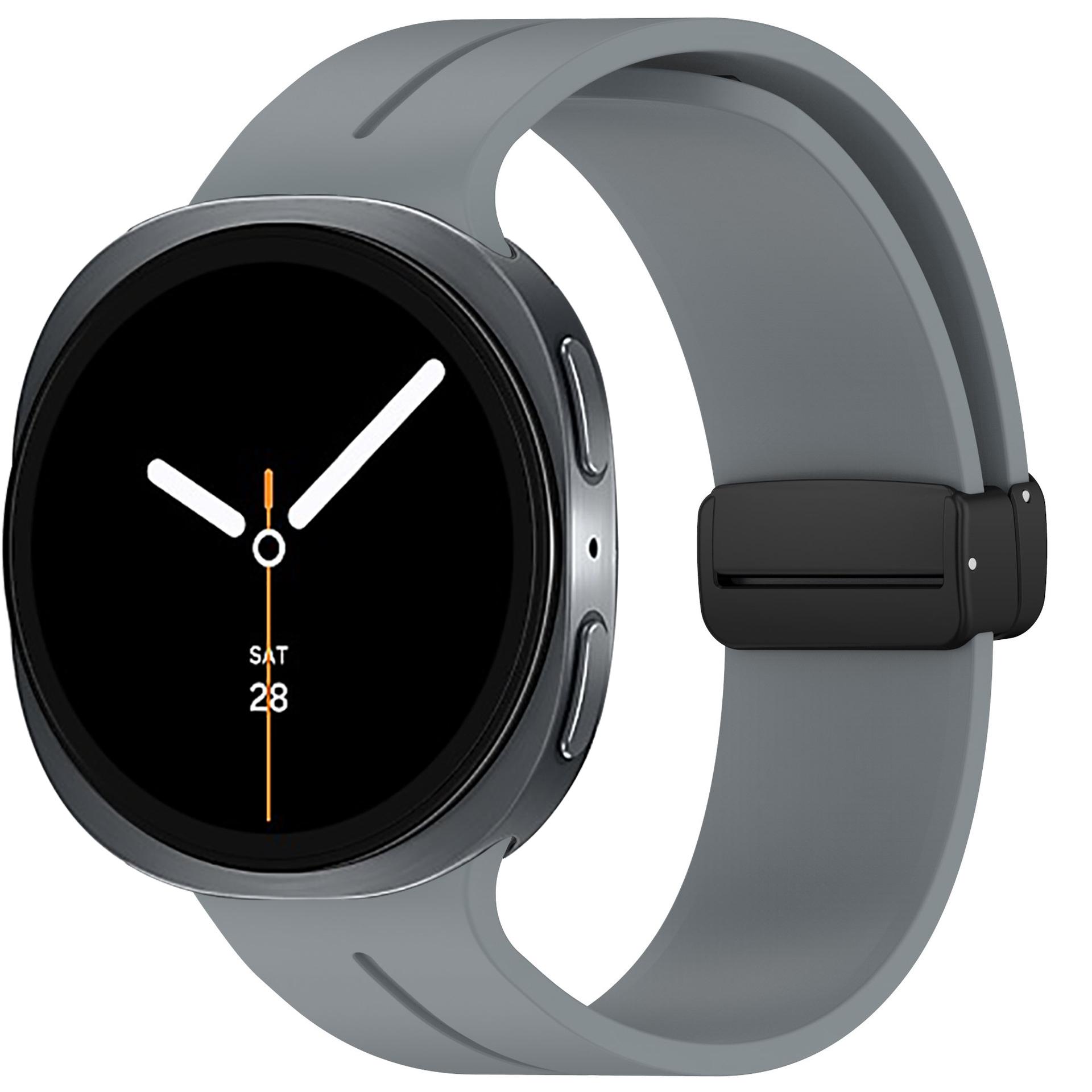 

Sport Silicone band For Samsung Galaxy watch 8 strap 44mm 40mm Accessories Magnetic Bracelet Correa Galaxy watch 8 classic 46mm Galaxy watch 8 40mm