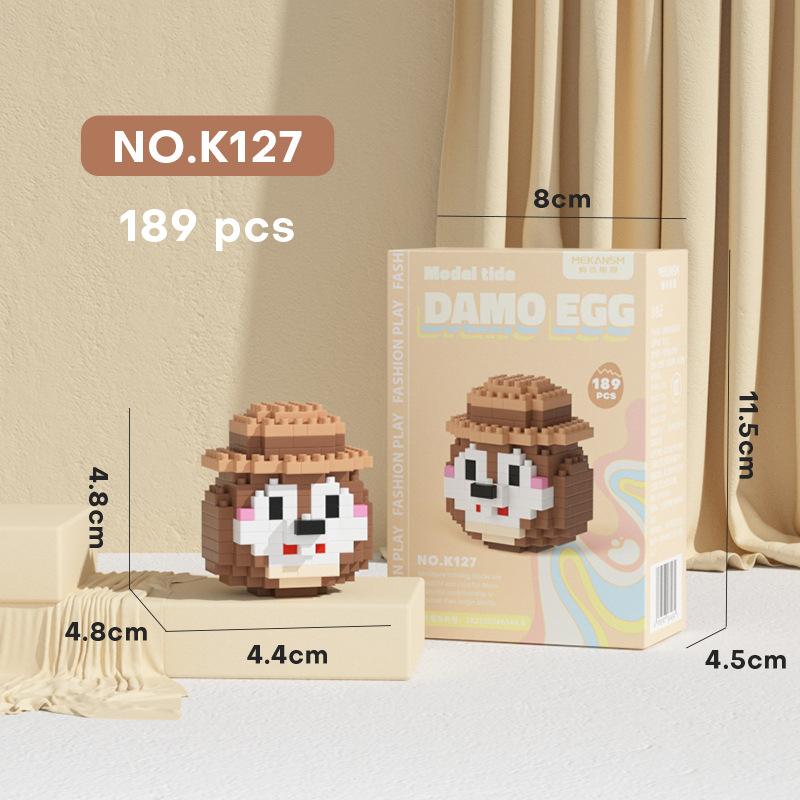 Stitch Building Blocks Anime Kawaii Cartoon mini Action Children's Figures Blocks Bricks Assemble DIY Toys Gift for Kids