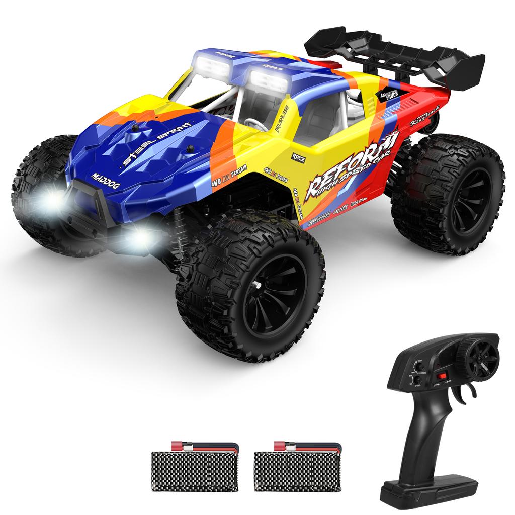 Remote Control Car, 2.4GHz 1:14 Scale 4  Off Road Vehicle, 40KMCelsiusH High Speed All-Terrain Electric Toy Car with 2 Re able Batteries, Gifts 