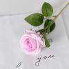 Single Velvet Strand Rose Simulation Flower Table Decor And Special Occasions