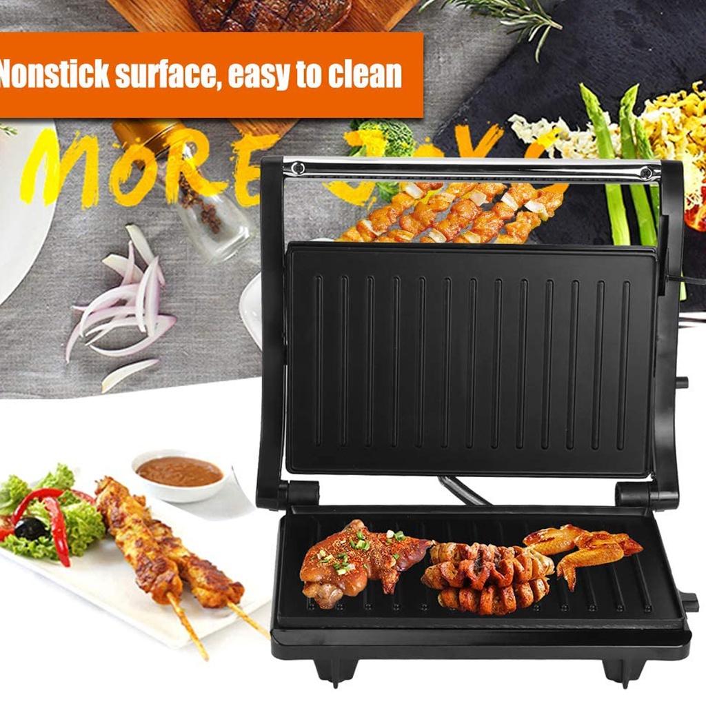 750W Hamburger Fried Egg Panini Electric Sandwich Maker Dual Non Stick Surface Grill Toaster Mini Steak Machine