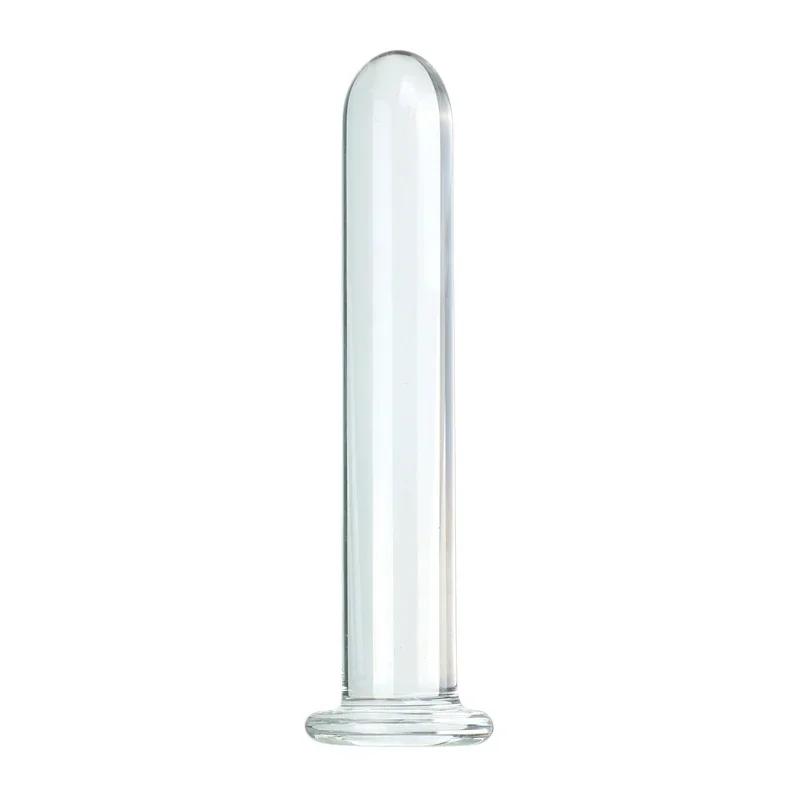 Glass Anal Plug Six-piece Set Pulling Beads Dual Use Small Dildos Butt Plugs Masturbation Posterior Dilation Adult Sex Toys