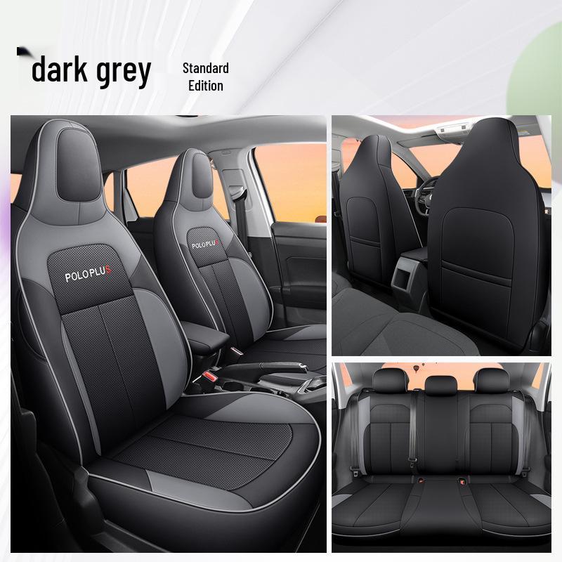 DJGY Volkswagen POLO PLUS Sport-Ledersitzkissen - Ganzjahresbezug für spezielle Autositze