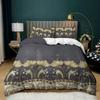 Duvet Cover Set Green White 3 Piece Bedding Set Full/Queen/King Size, Luxury Simple Soft Comfortable Floral Print Quilt Cover