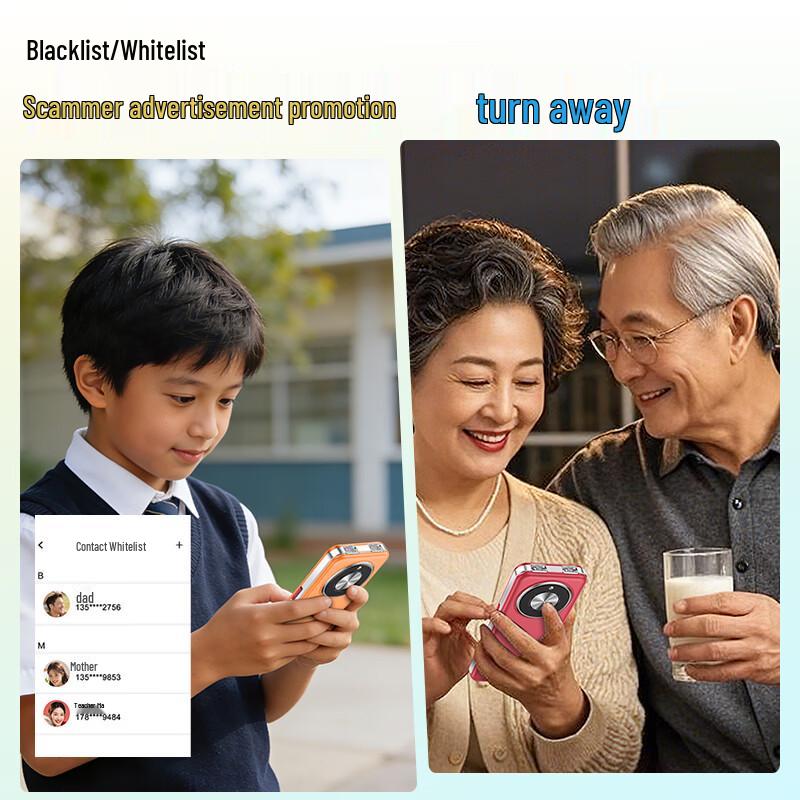 K-Touch U6 4G Senior & Student Feature Phone (CN Version)